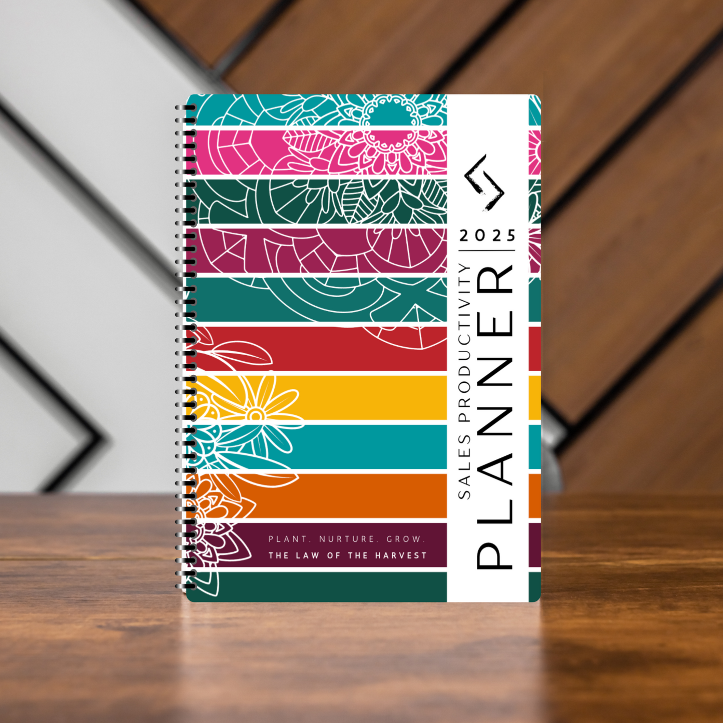 2025 Sales Productivity Planner (Colorful Floral Design)