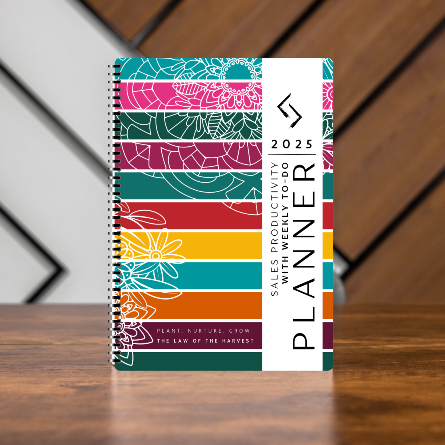 2025 Sales Productivity Planner (Colorful Floral Design)