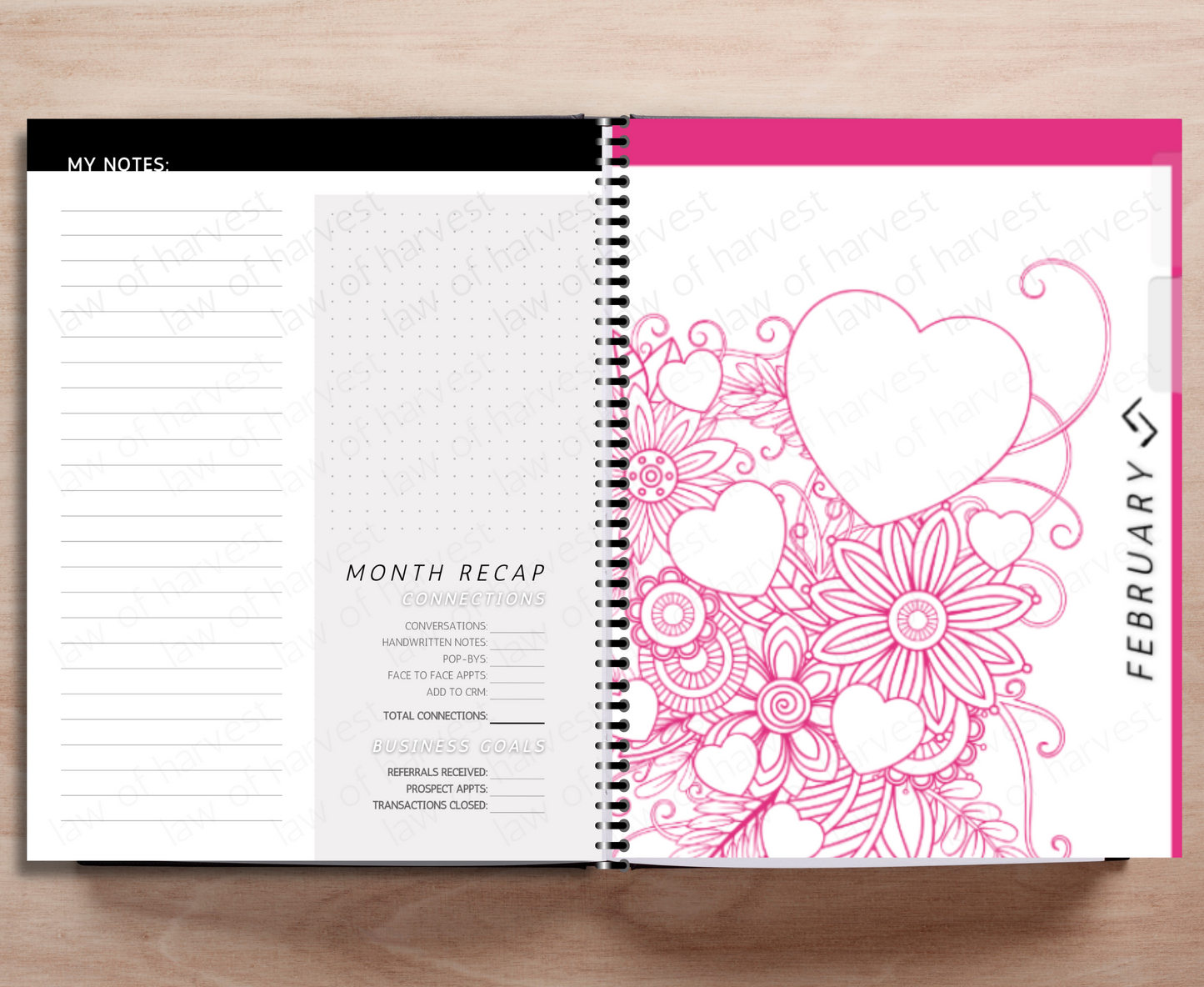 2025 Sales Productivity Planner (Colorful Floral Design)