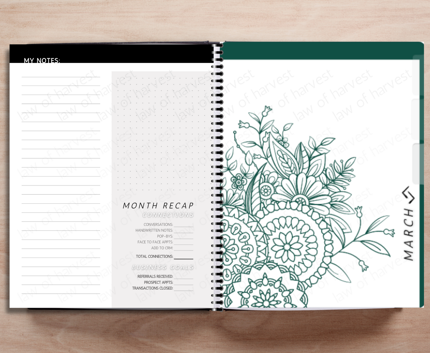 2025 Sales Productivity Planner (Colorful Floral Design)