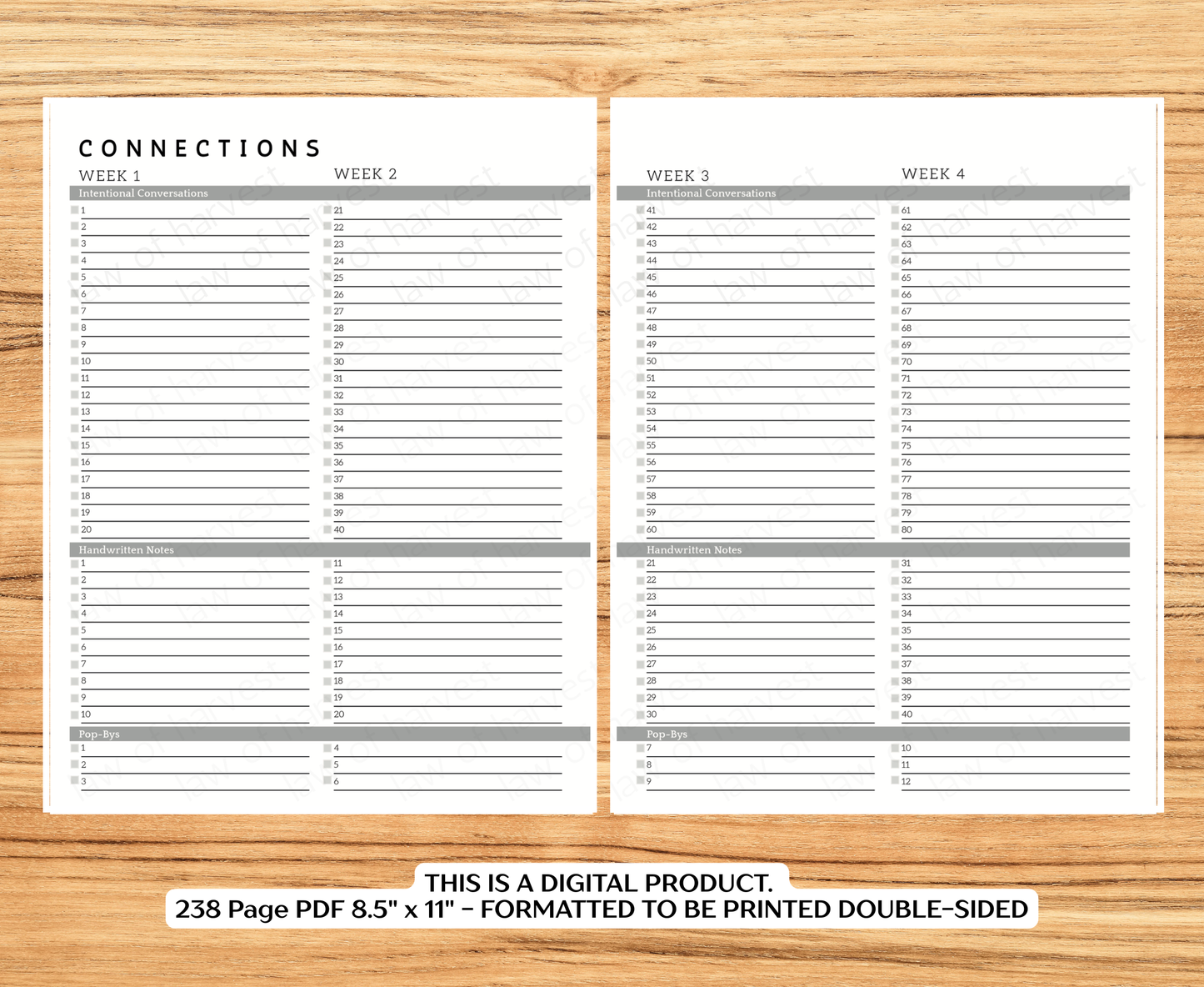 2026 Sales Productivity Planner (PRINTABLE DIGITAL VERSION)