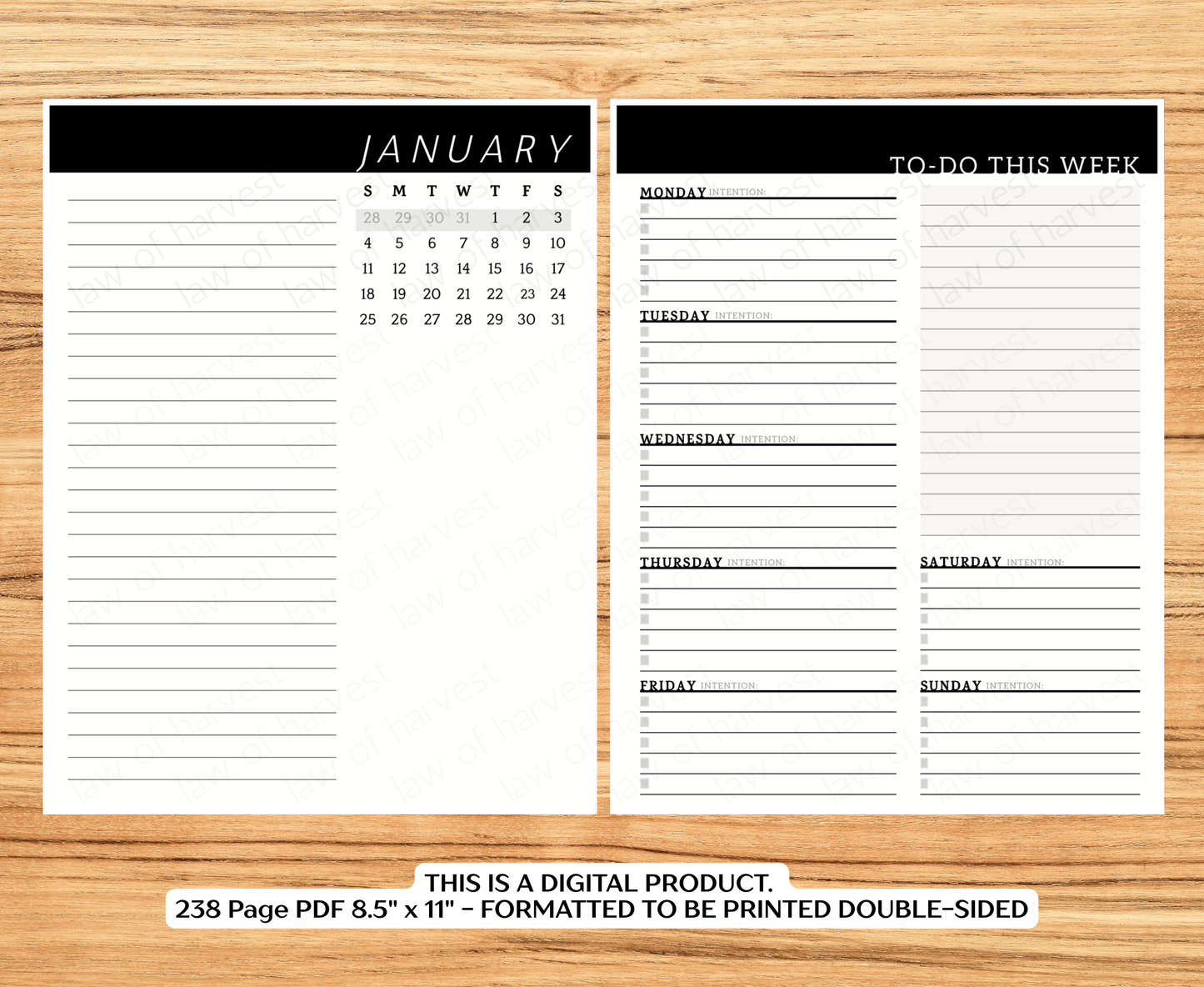 2026 Sales Productivity Planner (PRINTABLE DIGITAL VERSION)