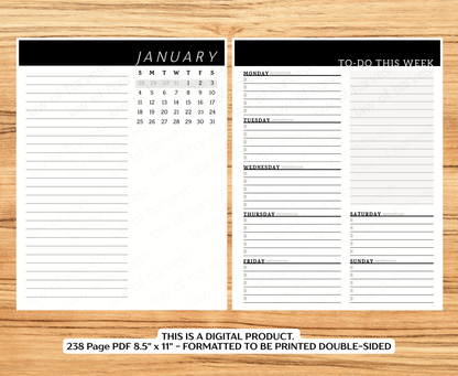 2026 Sales Productivity Planner (PRINTABLE DIGITAL VERSION)
