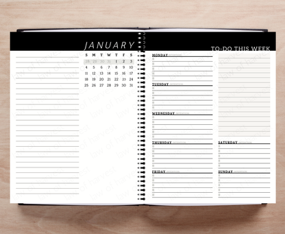 2026 Sales Productivity Planner with Weekly To-Do