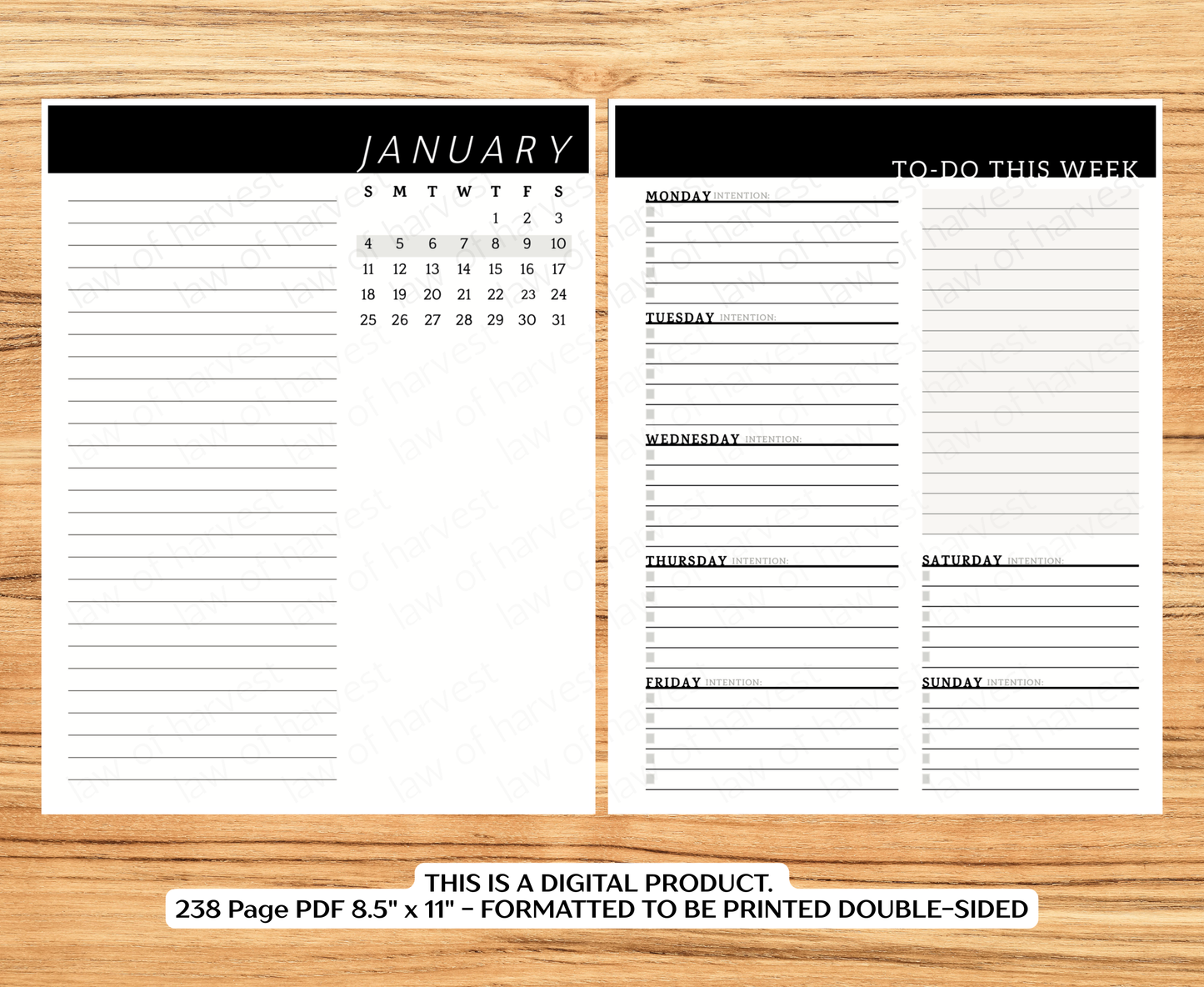 2026 Sales Productivity Planner (PRINTABLE DIGITAL VERSION)