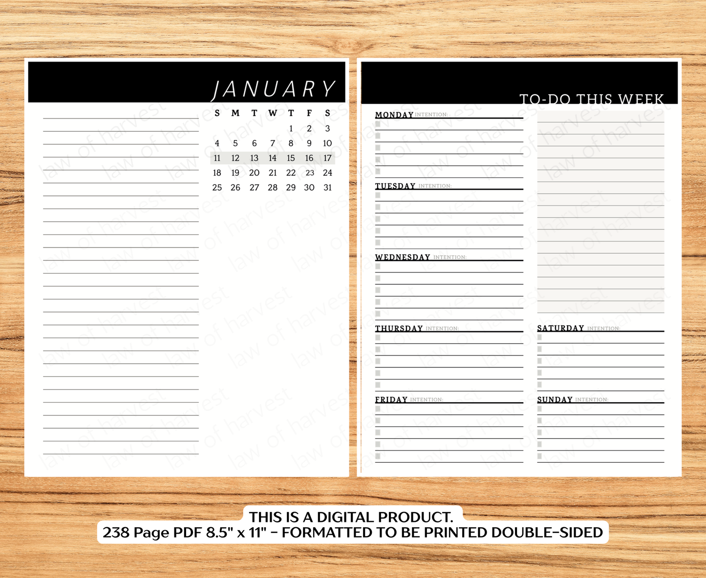 2026 Sales Productivity Planner (PRINTABLE DIGITAL VERSION)