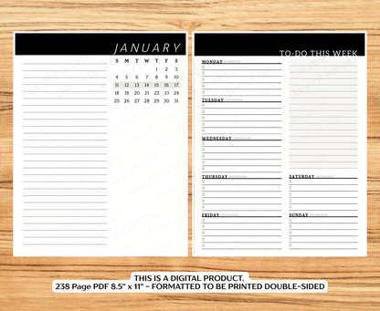 2026 Sales Productivity Planner (PRINTABLE DIGITAL VERSION)
