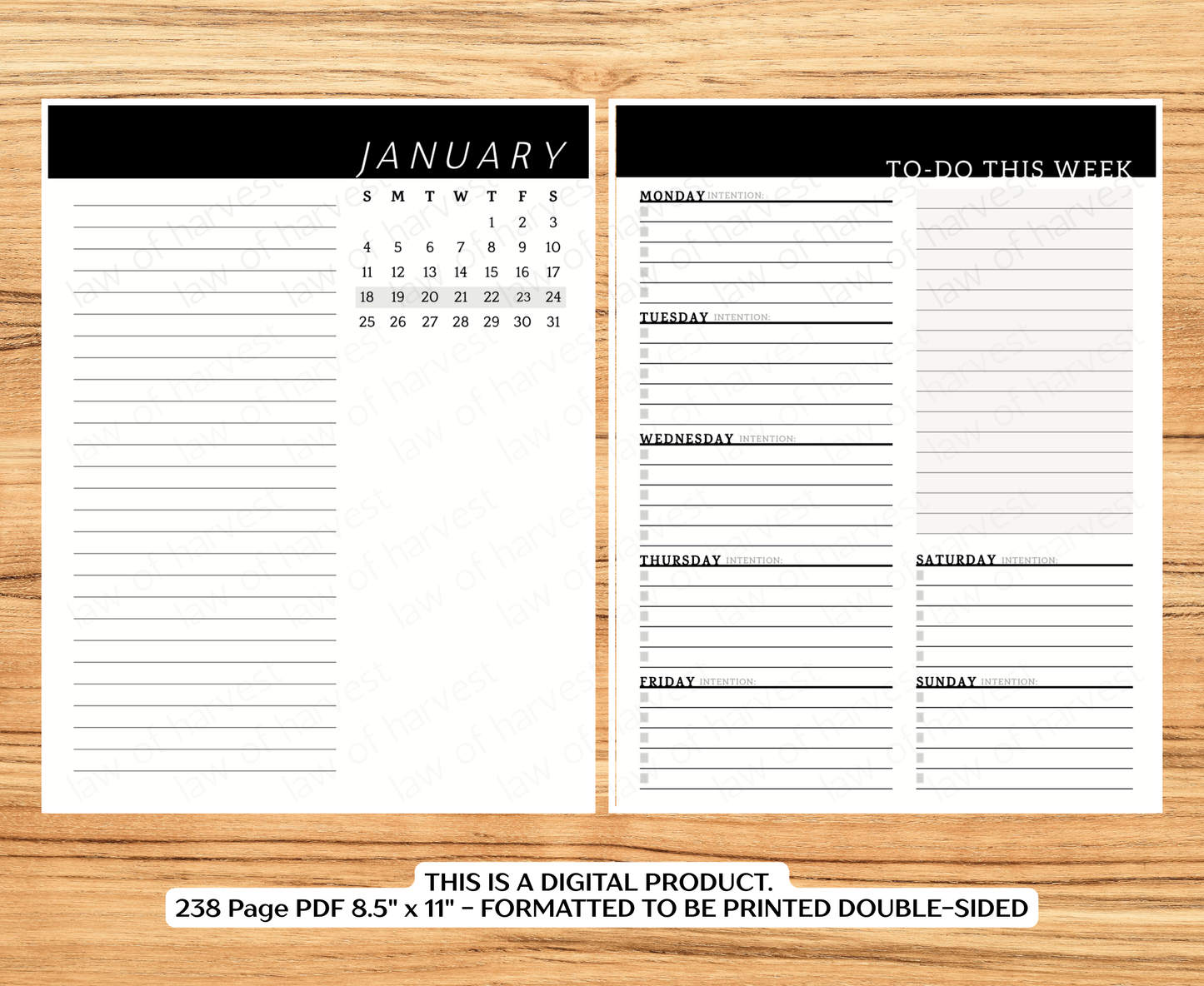 2026 Sales Productivity Planner (PRINTABLE DIGITAL VERSION)