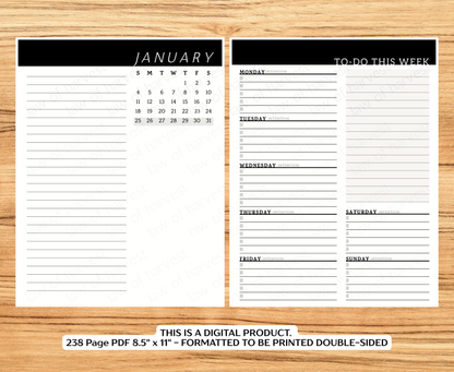 2026 Sales Productivity Planner (PRINTABLE DIGITAL VERSION)