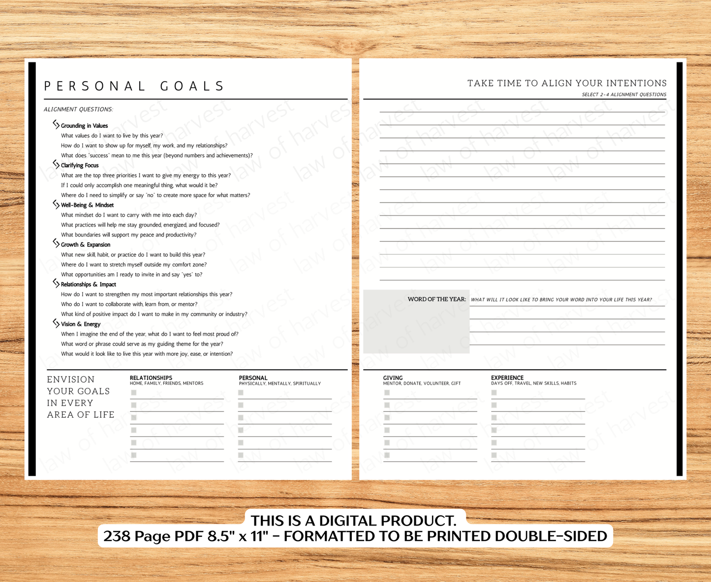 2026 Sales Productivity Planner (PRINTABLE DIGITAL VERSION)