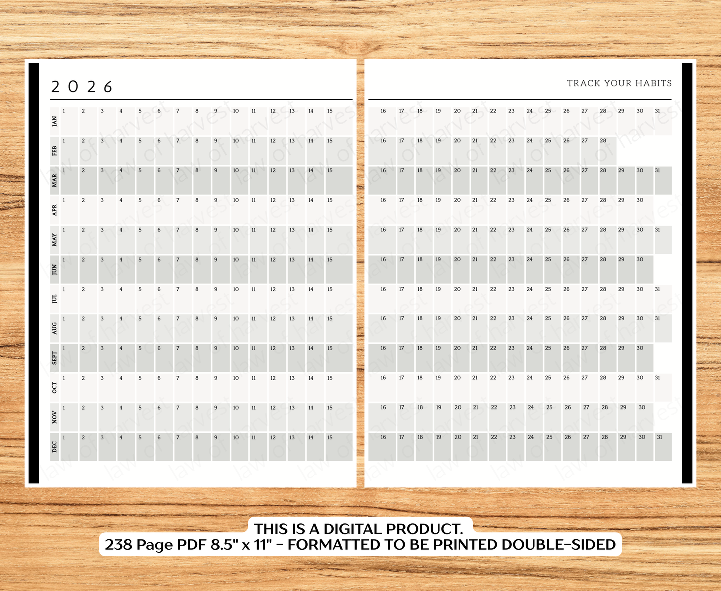 2026 Sales Productivity Planner (PRINTABLE DIGITAL VERSION)