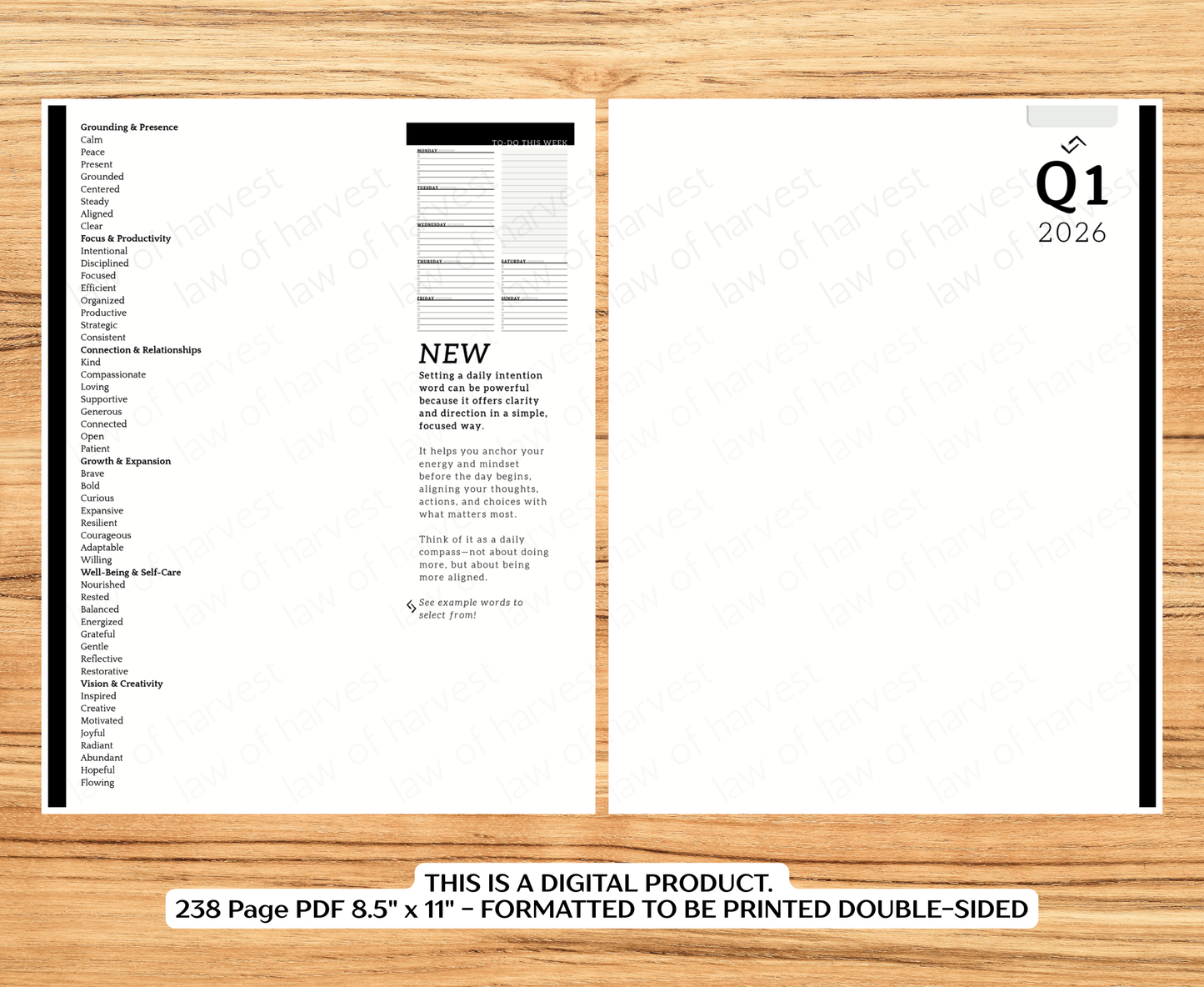 2026 Sales Productivity Planner (PRINTABLE DIGITAL VERSION)